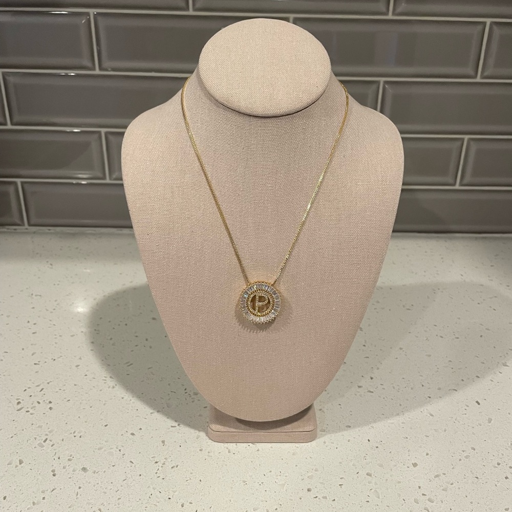 P Letter Necklace